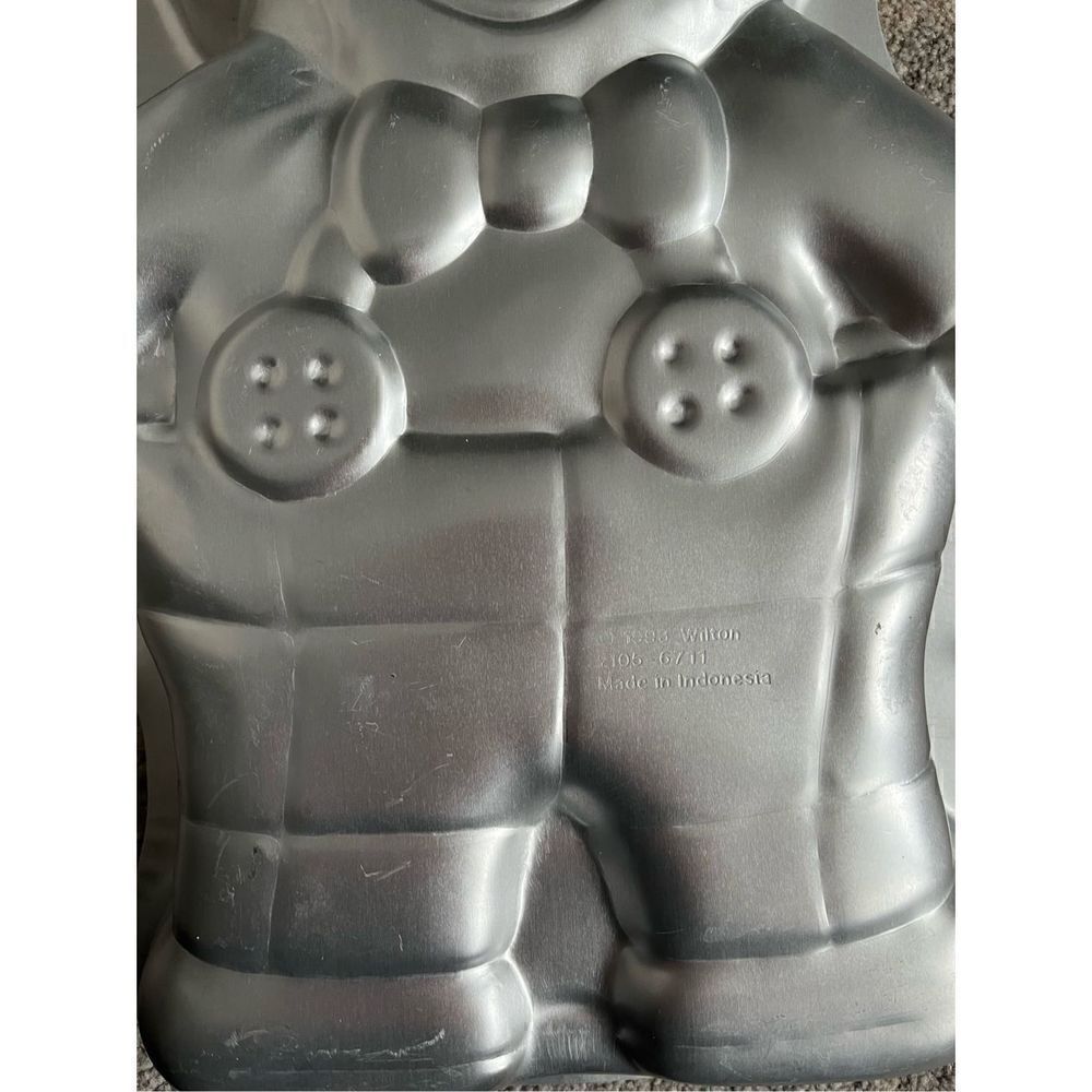 Wilton Vintage 1993 Clown Cake Baking Pan Aluminum - Picture 5 of 6